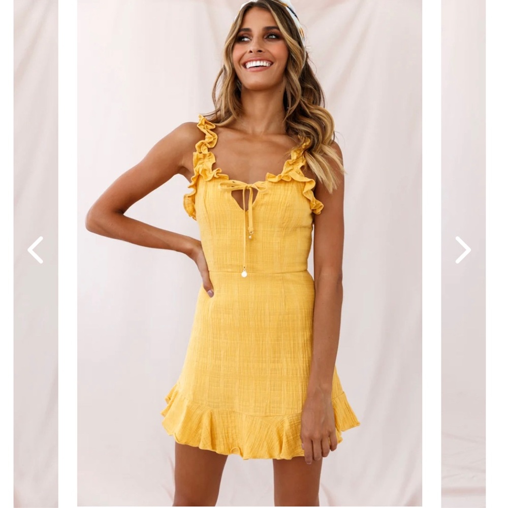 NWT Selfie Leslie Elah Frily Mini Dress